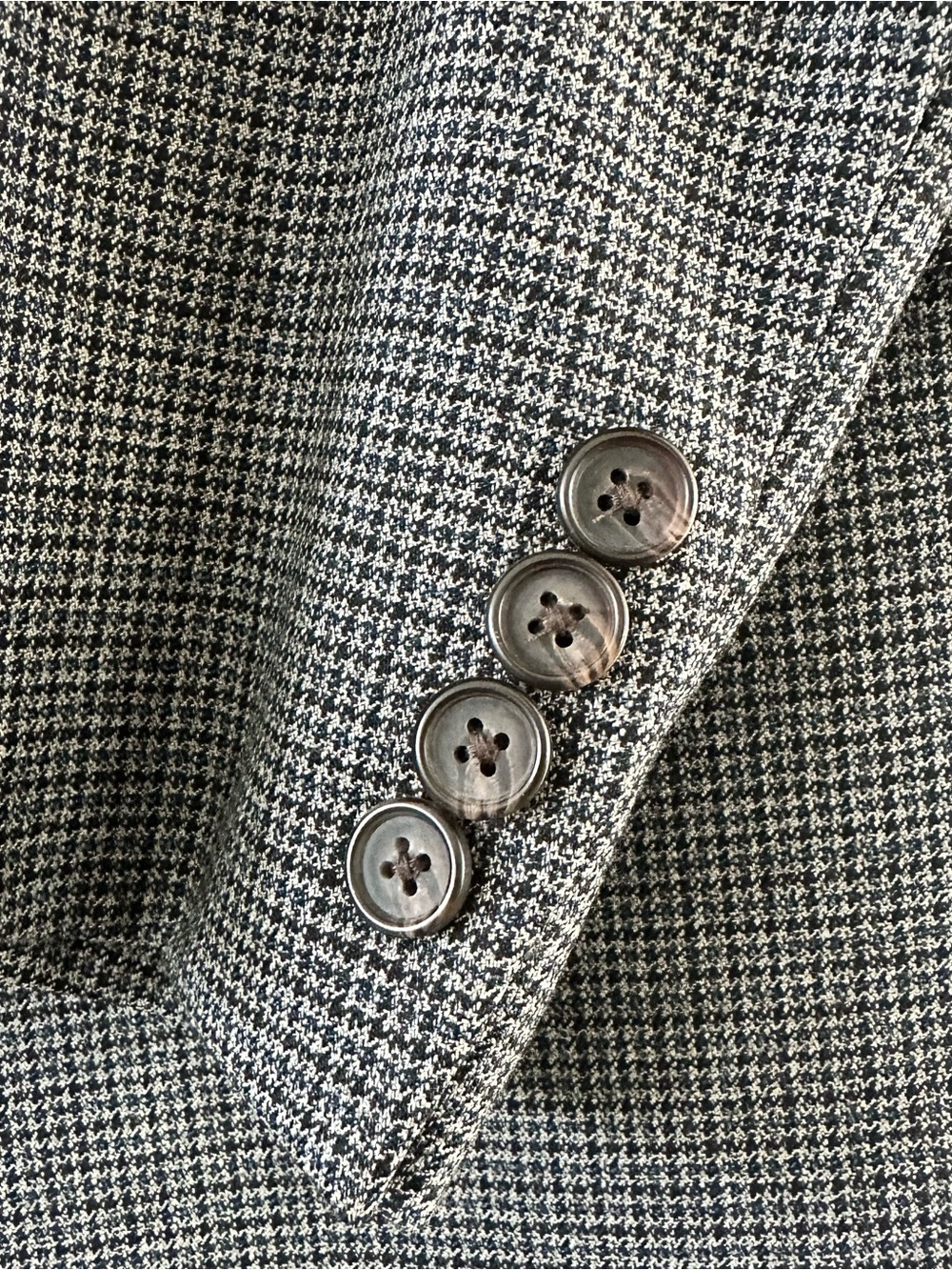 Vintage Ralph Lauren Gray Houndstooth Sport Coat 40R - Picture 7 of 11